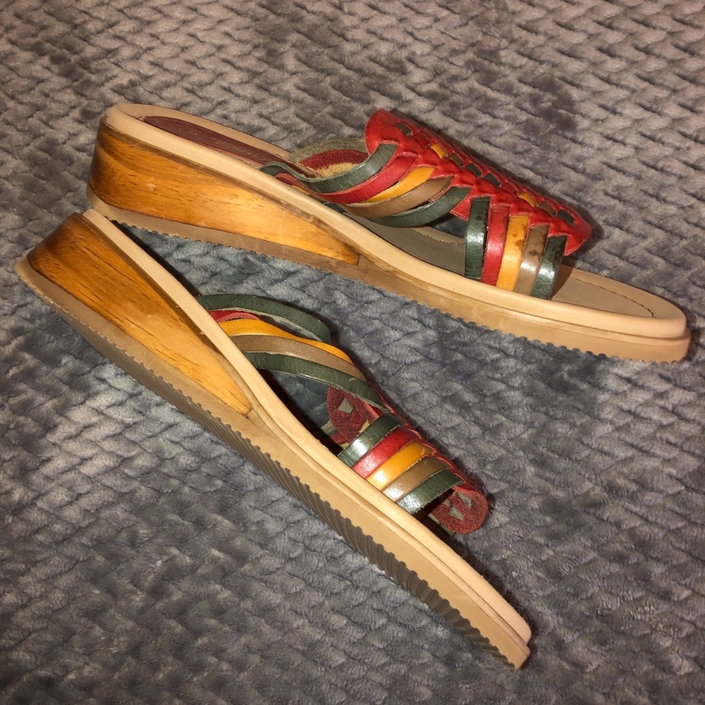 Leather Slide Ons B9 - Picture 7 of 9